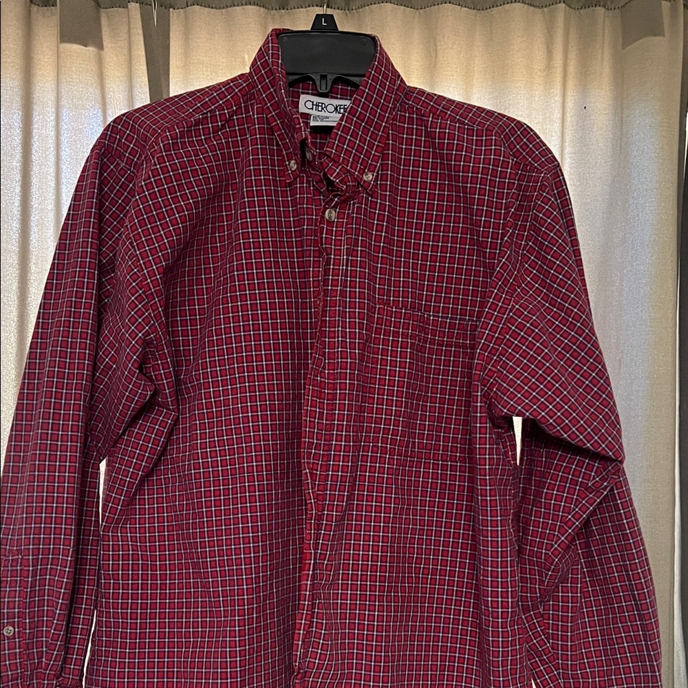 Chaps Men's Red Checkered Shirt